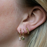 Baguette Drop Hoops