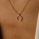 Diamond Circle Pendant