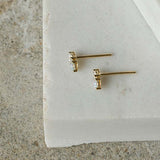 Diamond & Opal Studs