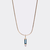 Topaz & Diamond Pendant