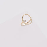 Diamond Circle Ring