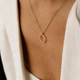 Diamond Circle Pendant