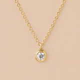 Art Deco Hexagonal Gold Pendant