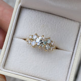 Bespoke 18ct Diamond Cluster Engagement Ring