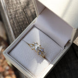 Bespoke 18ct Diamond Cluster Engagement Ring