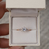 Bespoke Rose Gold & Brilliant cut Diamond Engagment Ring