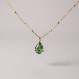 Timeless Pear-Cut Sapphire, 9ct Gold Setting