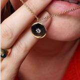 Star Set Sapphire Pendant
