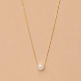 Akoya single pearl necklace