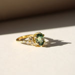 sapphire bespoke engagement ring