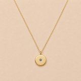 Star Set Sapphire Pendant