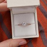 Bespoke Rose Gold & Brilliant cut Diamond Engagment Ring