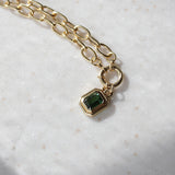 Elysian Emerald Charm Chain