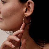 Large Hexagon Hoops