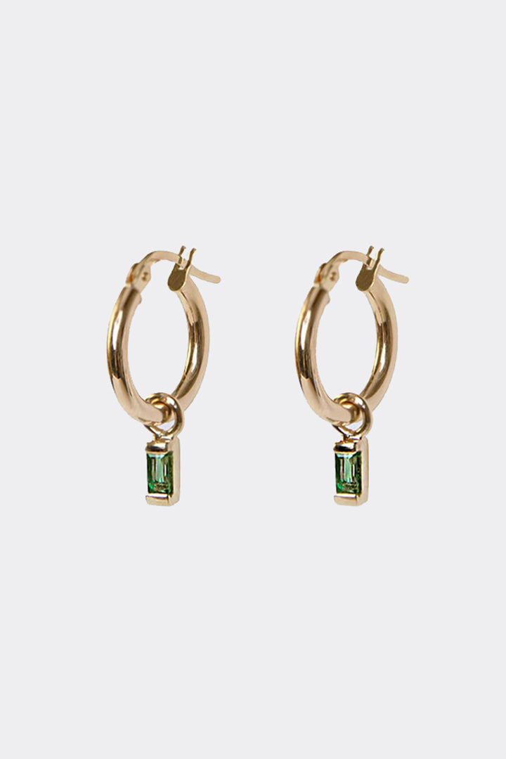 Baguette Drop Hoops