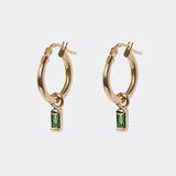 Baguette Drop Hoops