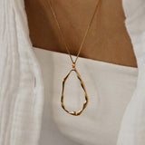 Molten Gold Pendant